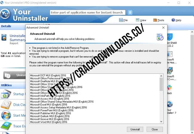 Your Uninstaller Pro Crack Full With License Key